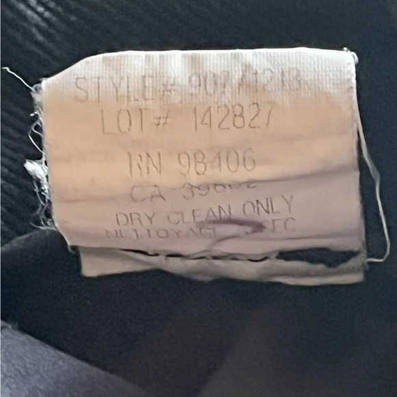 Theory Black Wool Blend Mid Rise Dress Pant Trouser 90771213 Straight Leg 6 Crop - Picture 5 of 9